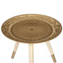 Voir la diapositive 2 : Paris Prix Table d'Appoint Design  Mirage  42cm Or