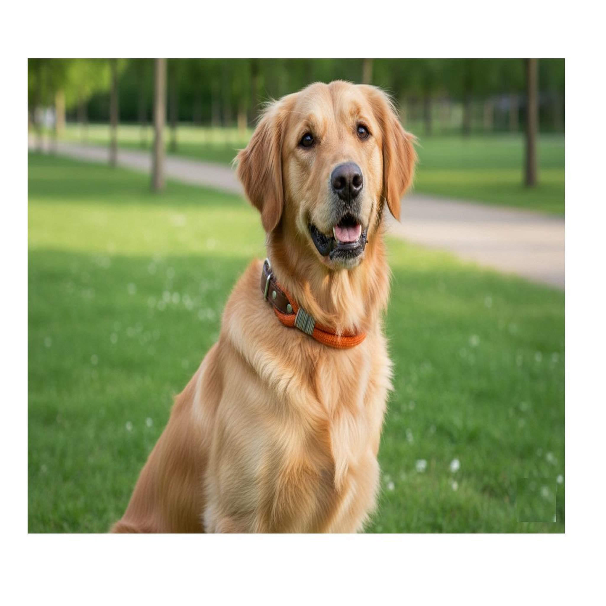 Voir la diapositive 4 : Eden Chien collier athos cognac