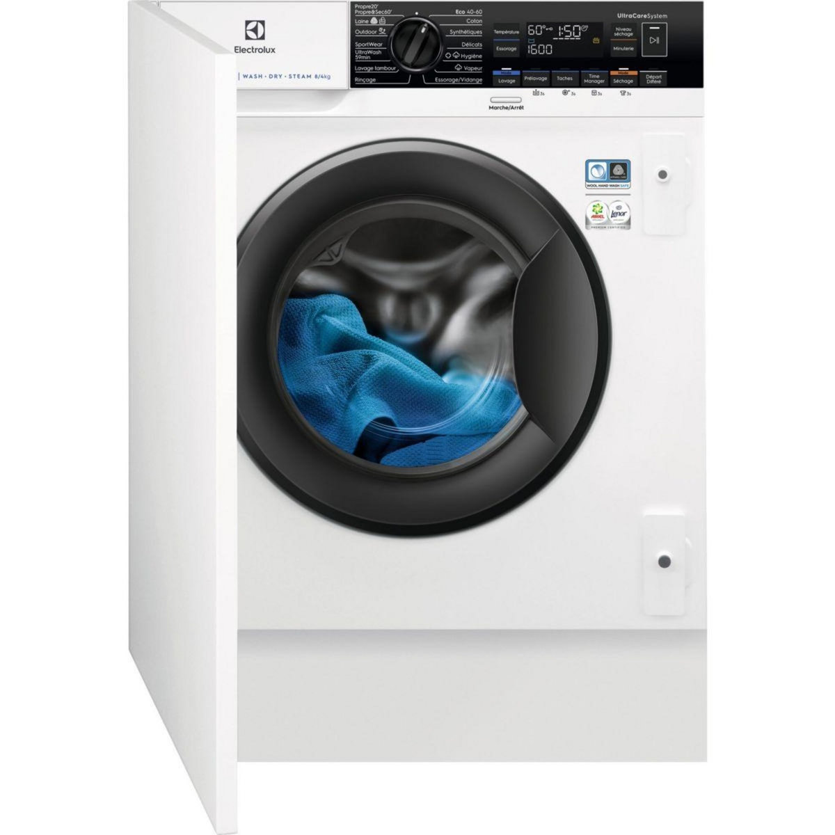 ELECTROLUX Lave linge séchant hublot encastrable EW8W3816BI