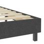 Voir la diapositive 4 : VIDAXL Sommier a lattes de lit Gris fonce Tissu 160x200 cm