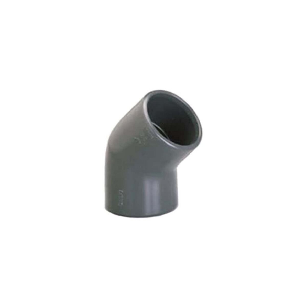  Coude PVC Pression PLASSON - À coller - 45° - Diamètre 75 mm - Femelle-femelle - 39362K