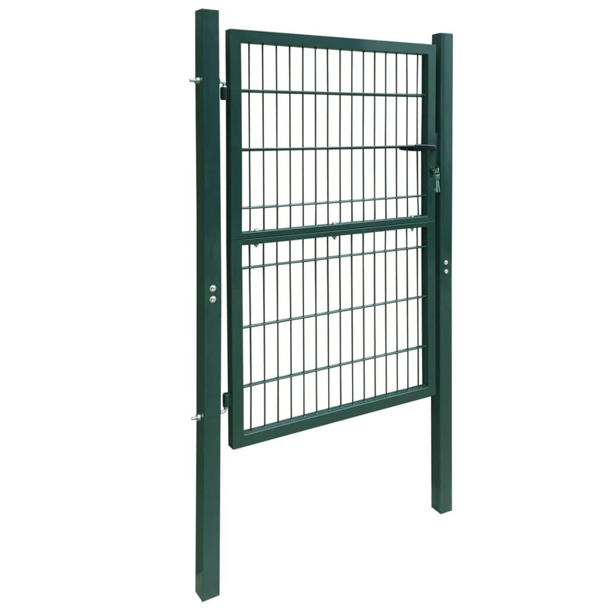 Voir la diapositive 2 : VIDAXL Portillon 2D (simple) Vert 106x190 cm