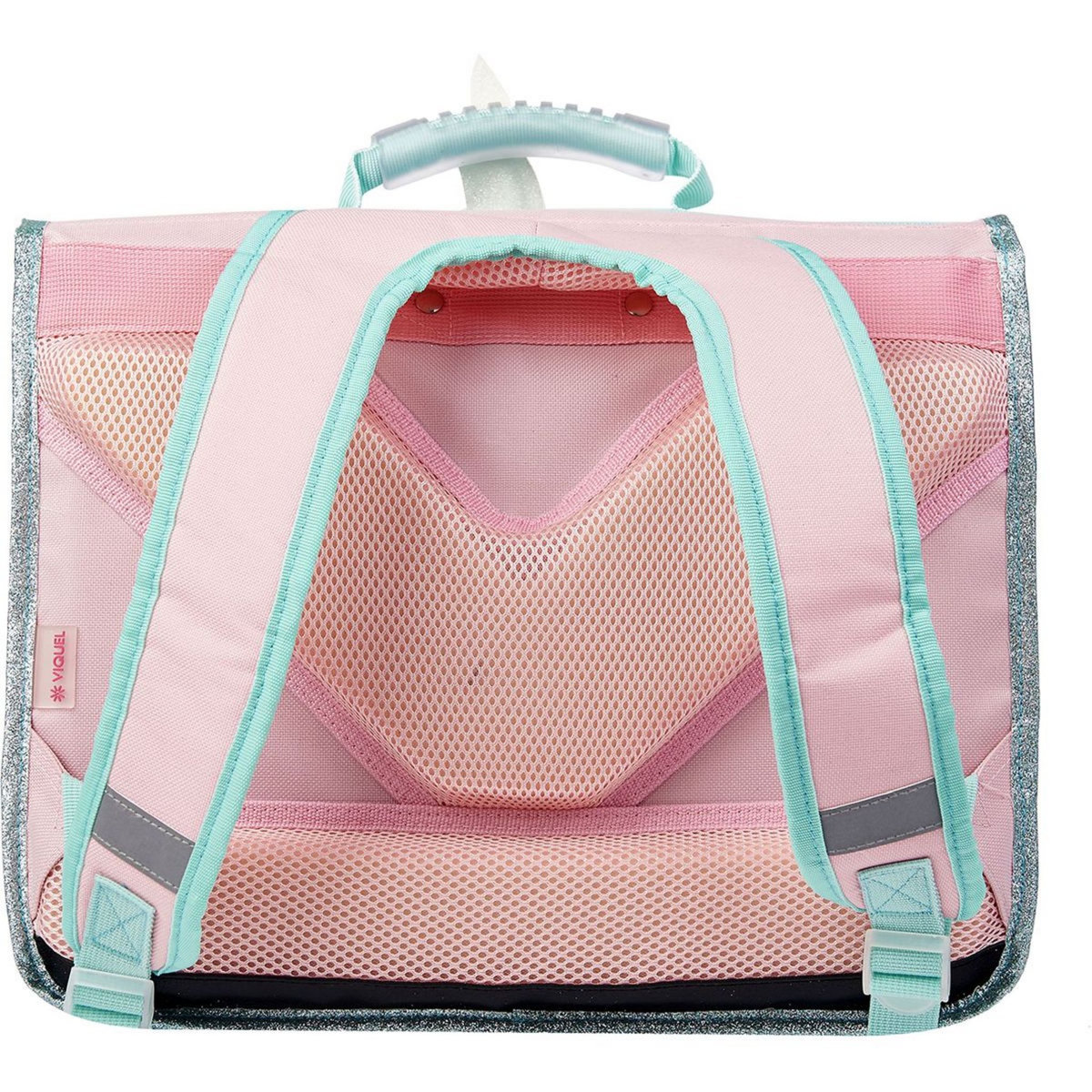 VIQUEL Cartable 38 cm CP/CE1/CE2 rose et bleu LICORNE 