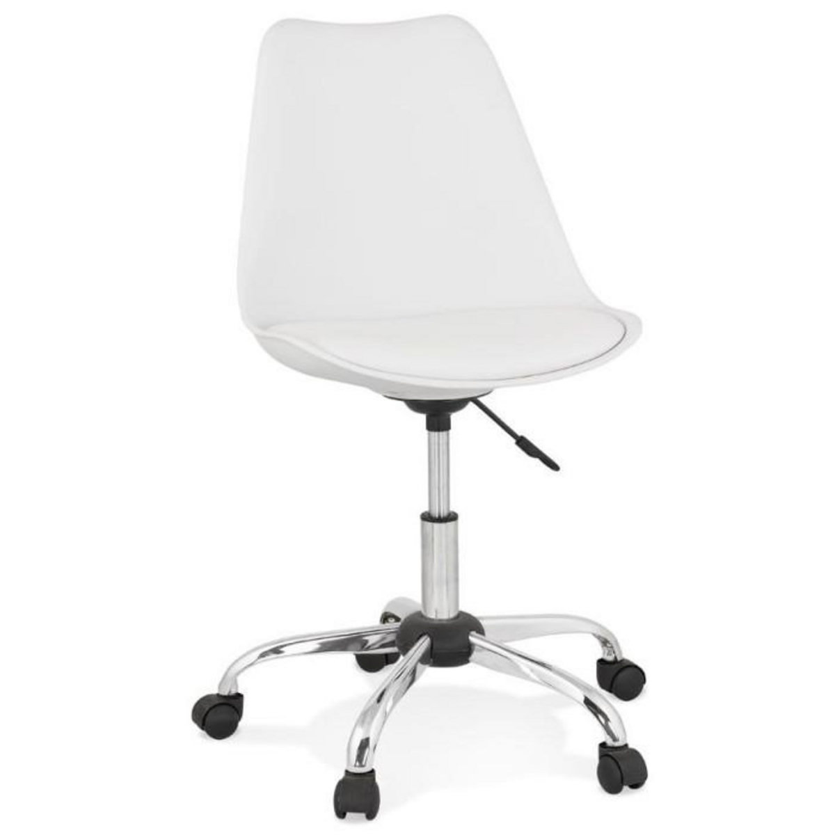 Paris Prix Chaise de Bureau Design  Amidon  81cm Blanc
