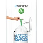 BRABANTIA Distributeur 40 sacs poubelle G Perfecfit 30 Litres