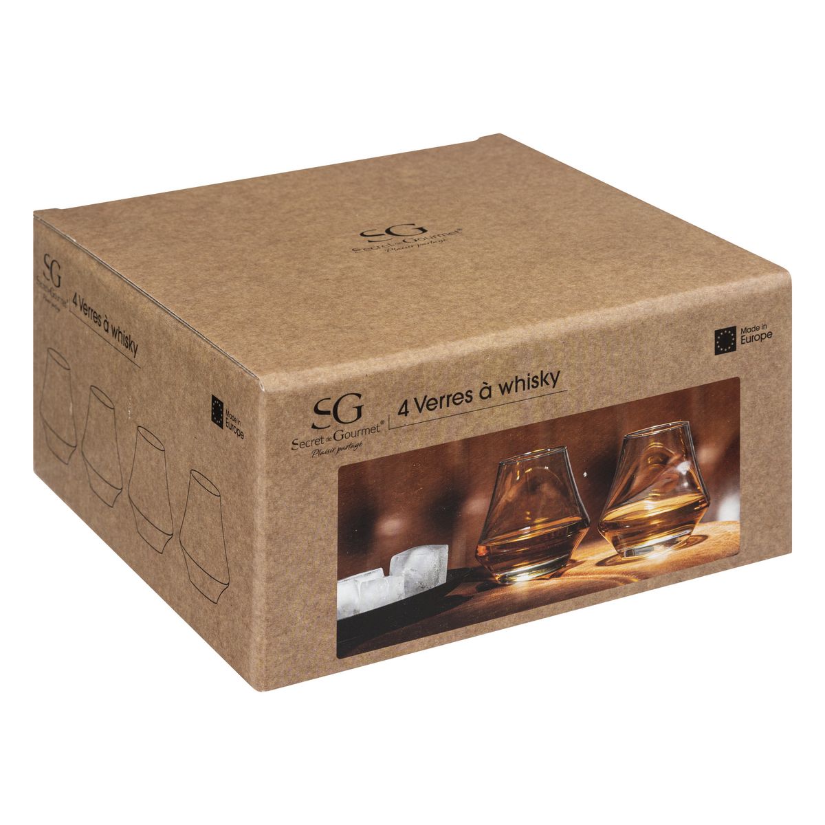 Lot de 4 verres 29 cl