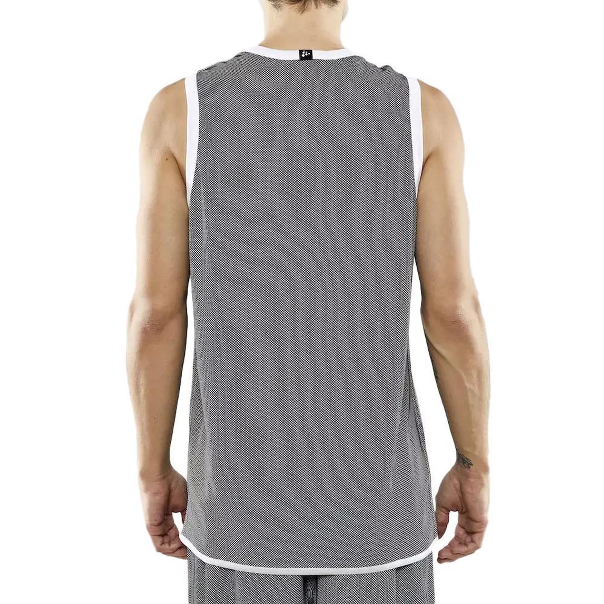 Voir la diapositive 2 : CRAFT Maillot Basketball Réversible Noir/Blanc Craft Progress