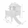Voir la diapositive 5 : SWEEEK Maisonnette en bois 2m² - Magnolia - cabane pour enfant en pin autoclave