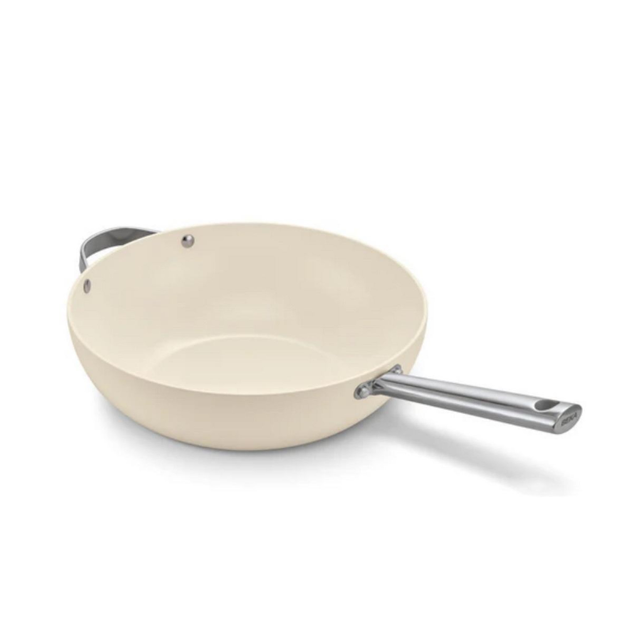 Beka Poêle wok antiadhésive 30cm crème - 102853