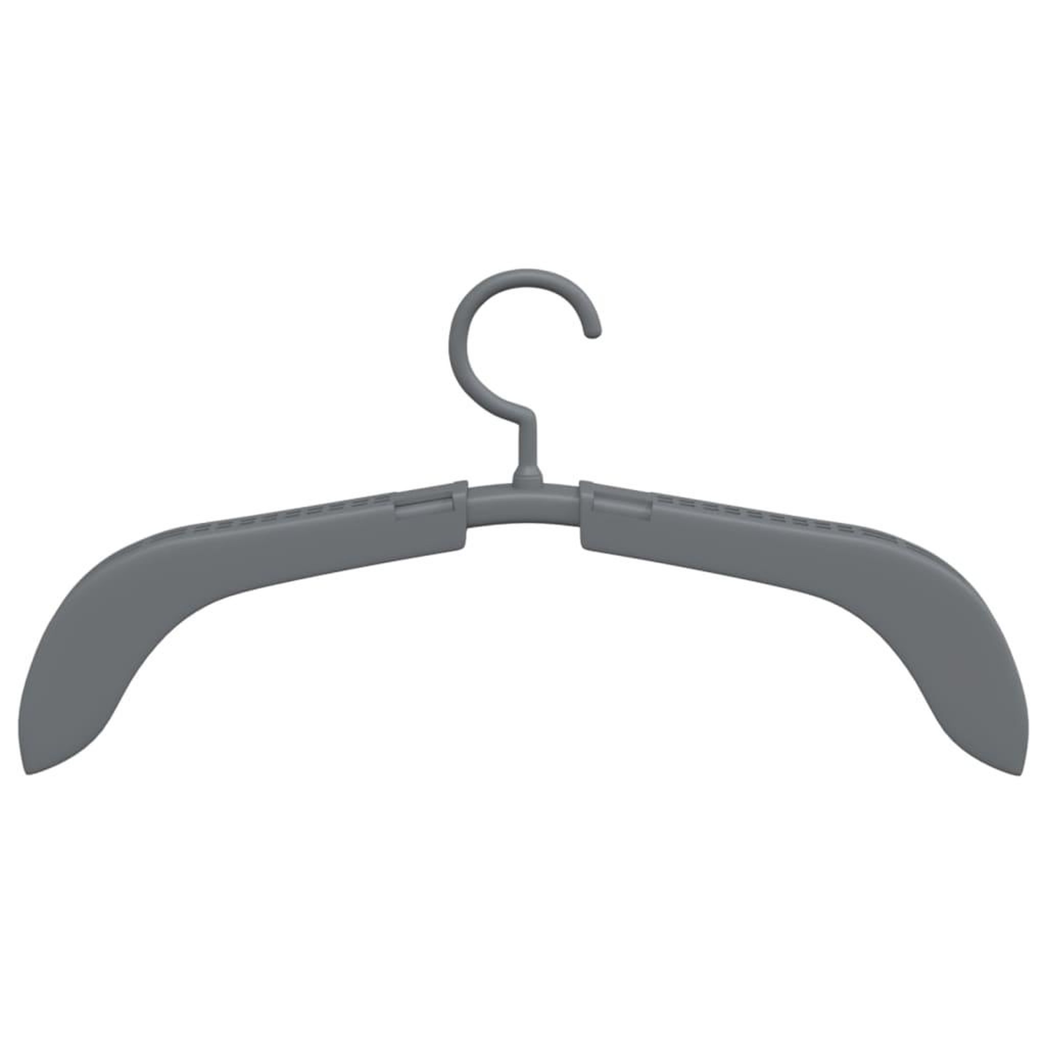 Voir la diapositive 4 : VIDAXL Cintres extensibles 5 pcs Gris