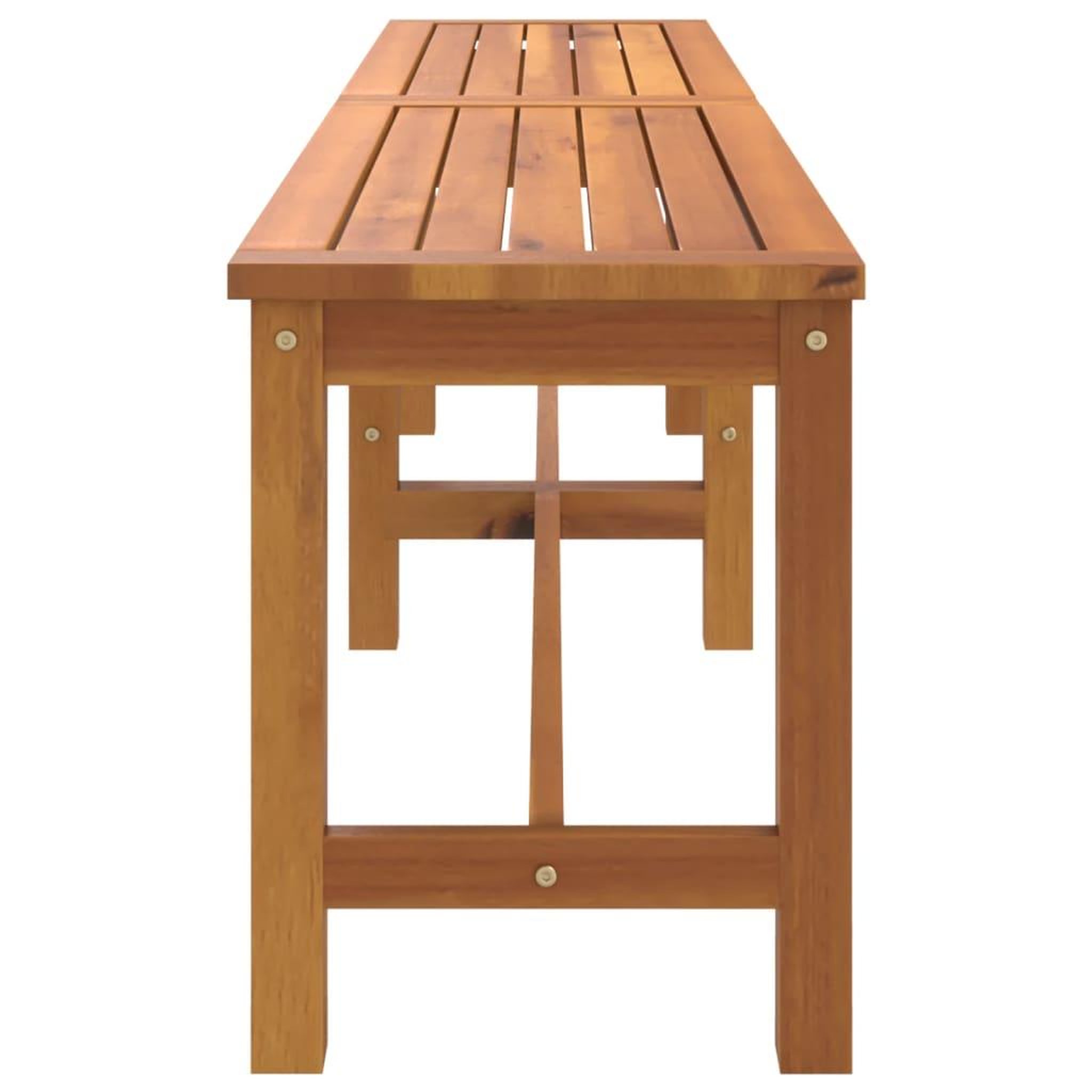 Voir la diapositive 4 : VIDAXL Banc de jardin 180x35x45 cm bois massif d'acacia