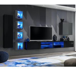 Paris Prix Ensemble Meuble TV  Switch XXVI  320cm Noir & Gris