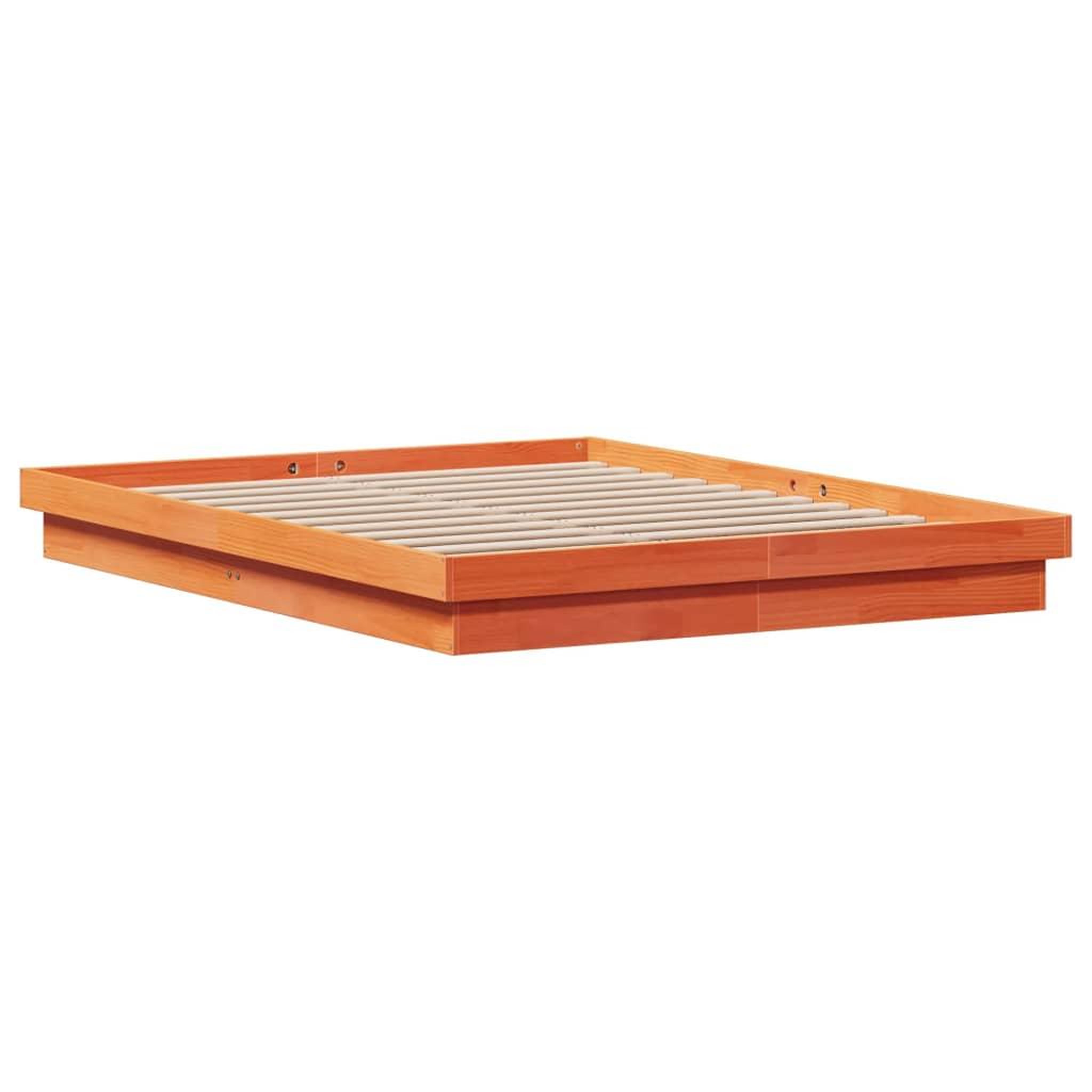 Voir la diapositive 5 : VIDAXL Cadre de lit a LED sans matelas 150x200 cm bois massif