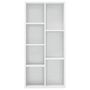 Voir la diapositive 4 : VIDAXL Bibliotheque Blanc brillant 50x25x106 cm Bois d'ingenierie