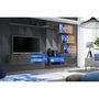 Voir la diapositive 2 : Paris Prix Ensemble Meuble TV  Switch XXIV  250cm Gris & Naturel