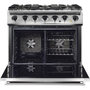 Voir la diapositive 4 : Falcon Piano de cuisson gaz F900SDFSL/NM-EU