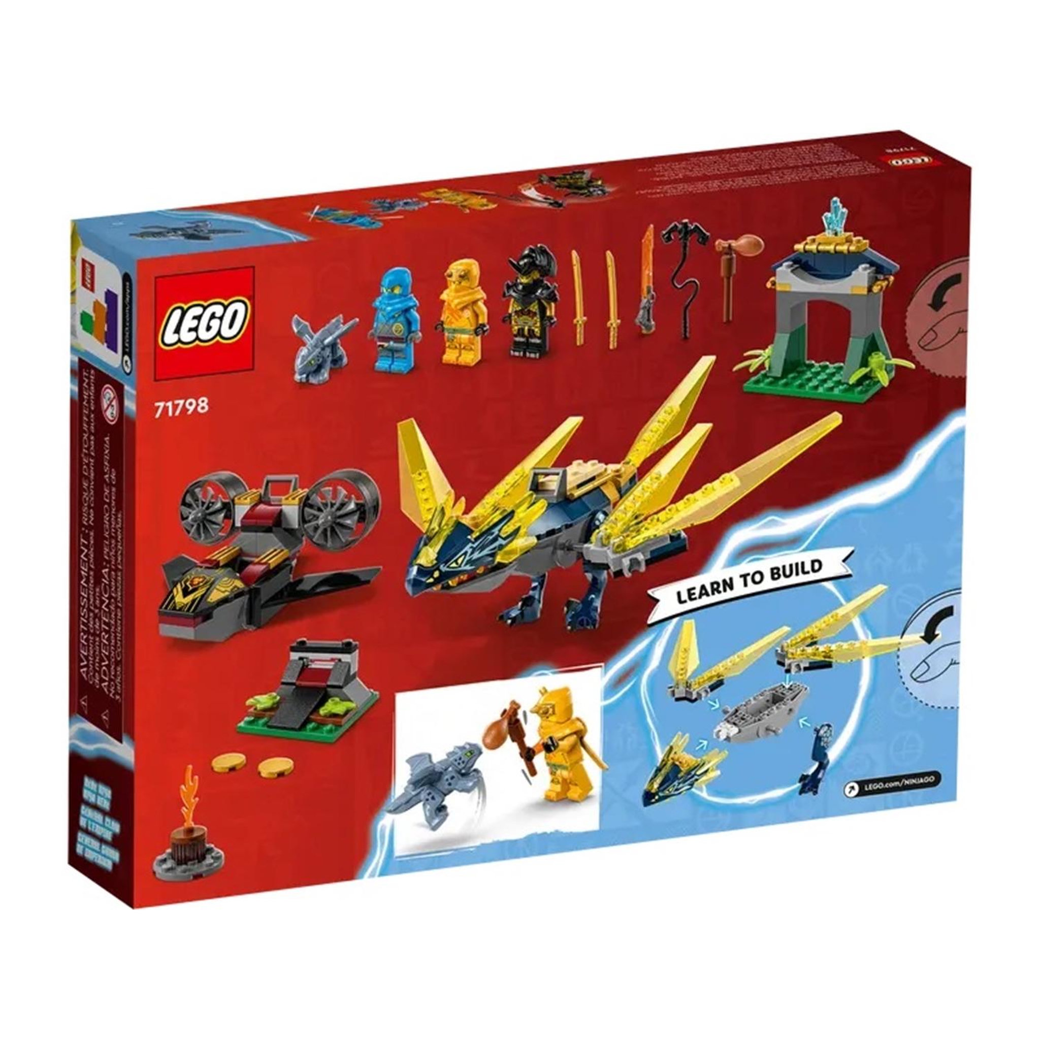Voir la diapositive 6 : LEGO Ninjago Le combat du bébé dragon de Nya et Arin