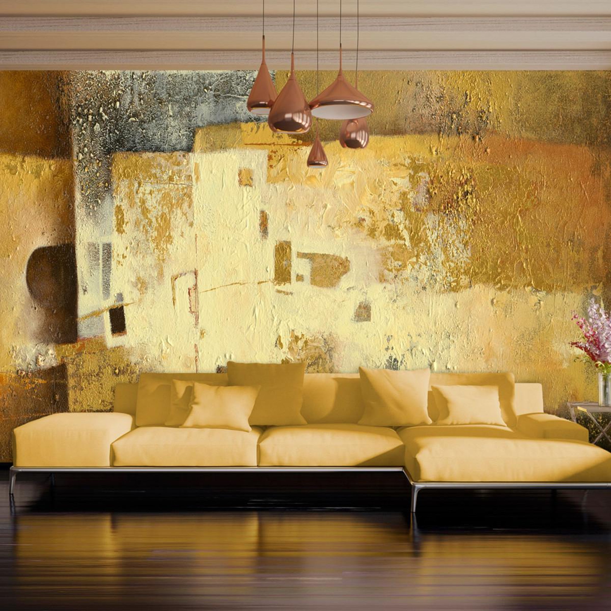 Paris Prix Papier peint xxl  golden oddity ii  280x500cm