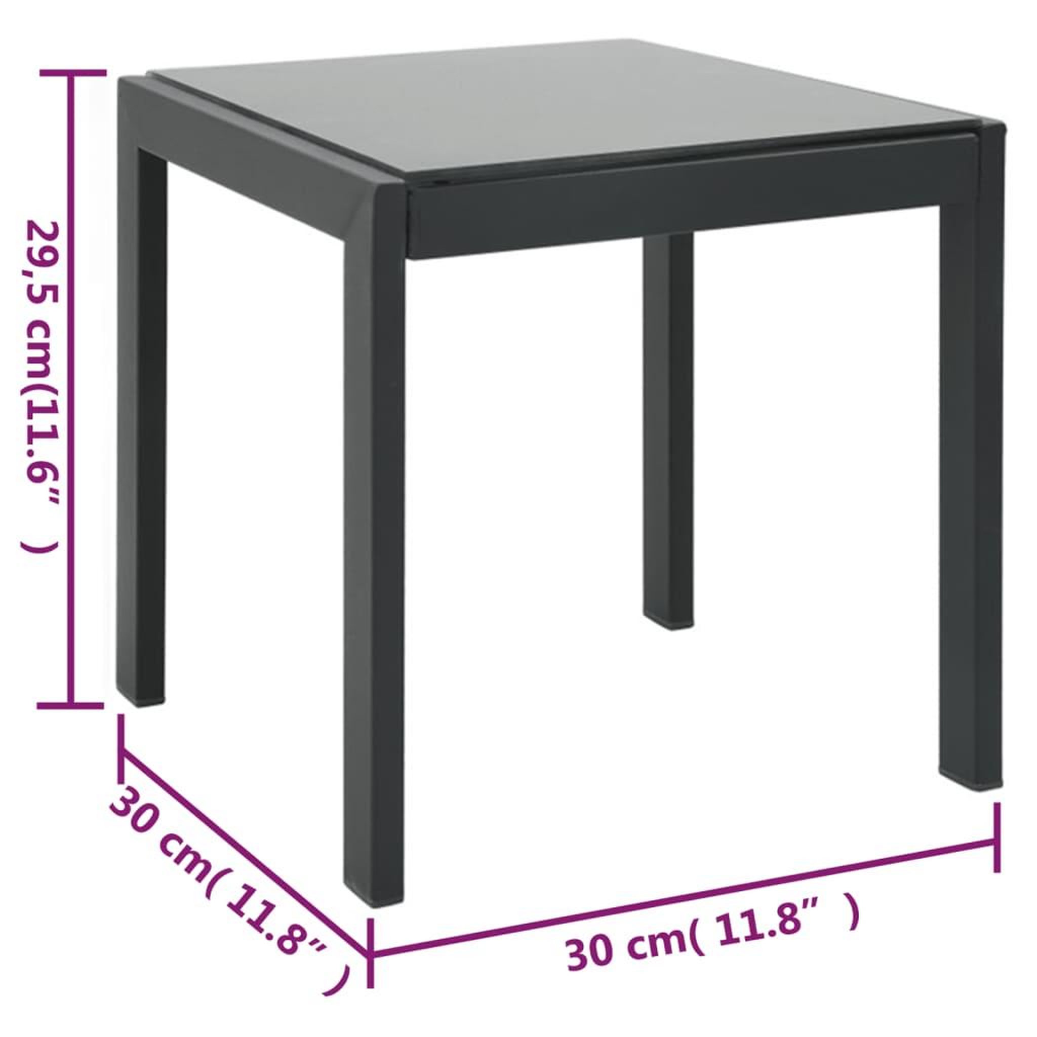 Voir la diapositive 6 : VIDAXL Chaises longues lot de 2 avec table textilene et acier