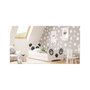 Voir la diapositive 3 : KOBI Lit simple enfant  PANDA 160 + tiroir de rangement avec matelas