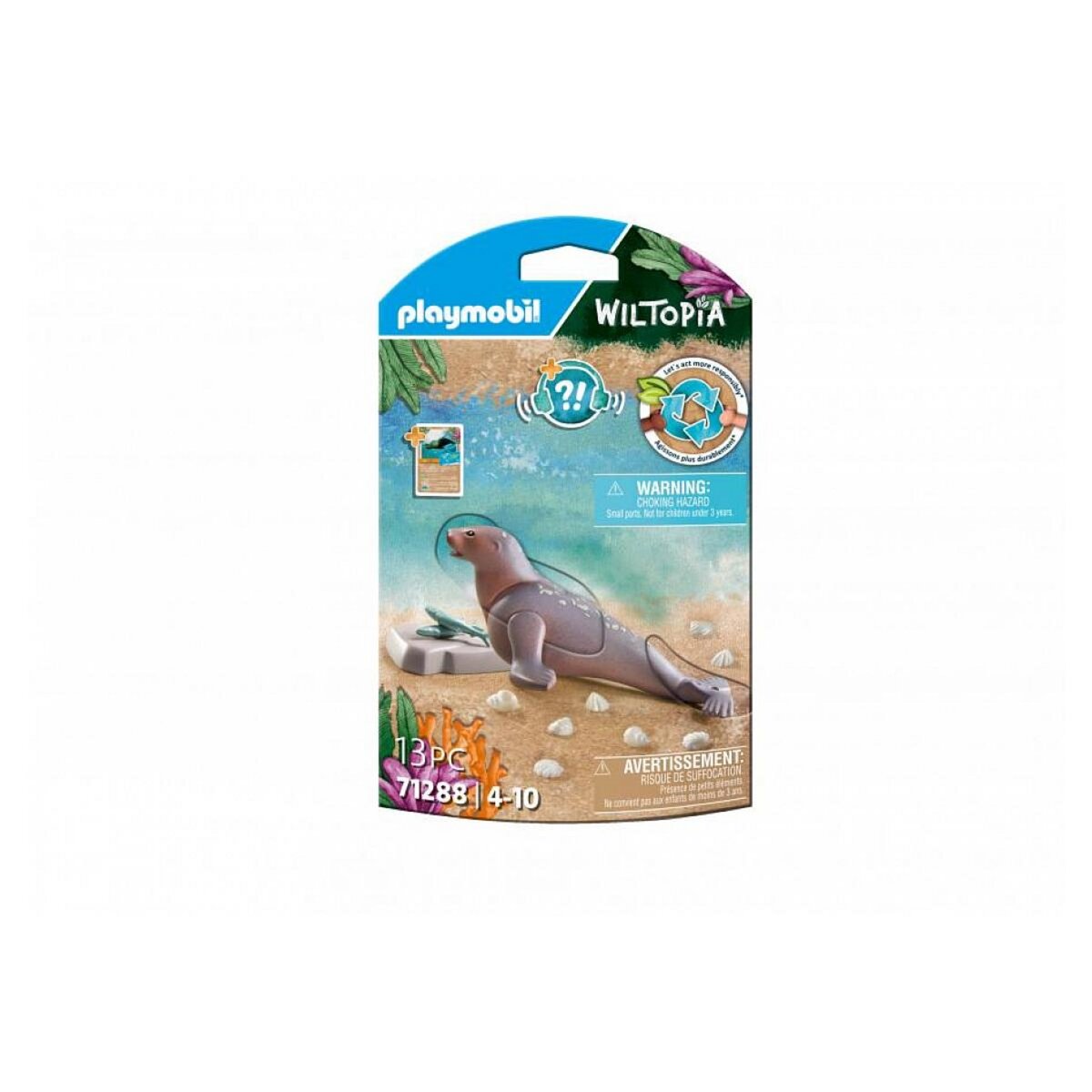 PLAYMOBIL 71288 - Pochette animaux - Lion de mer
