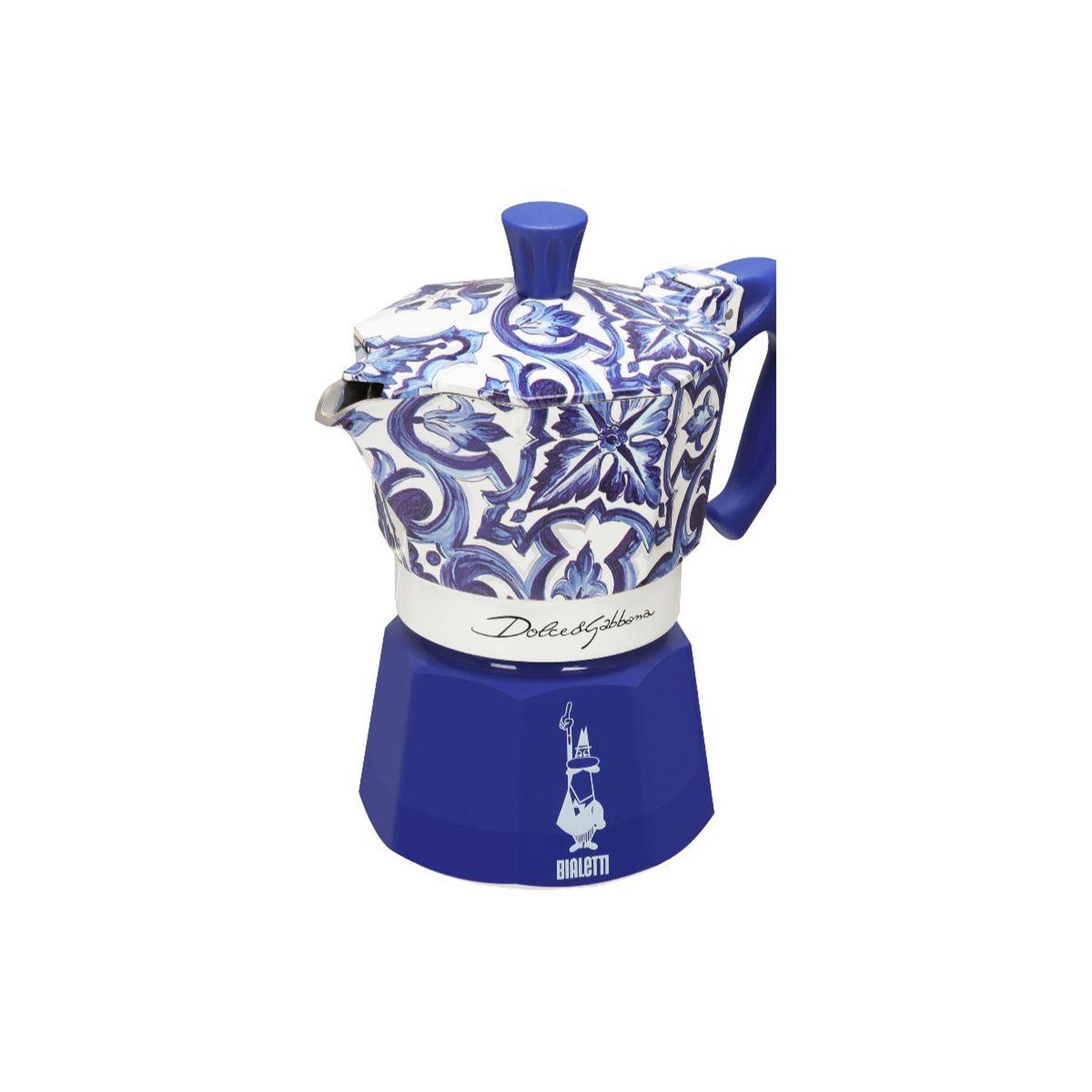 Voir la diapositive 3 : BIALETTI Cafetière italienne moka express 6t collection d&g blue