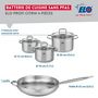 Voir la diapositive 2 : ELO Set de 1 Poêle de cuisson 32 cm et 3 faitouts 12, 16 et 20 cm Elo Profi Citrin