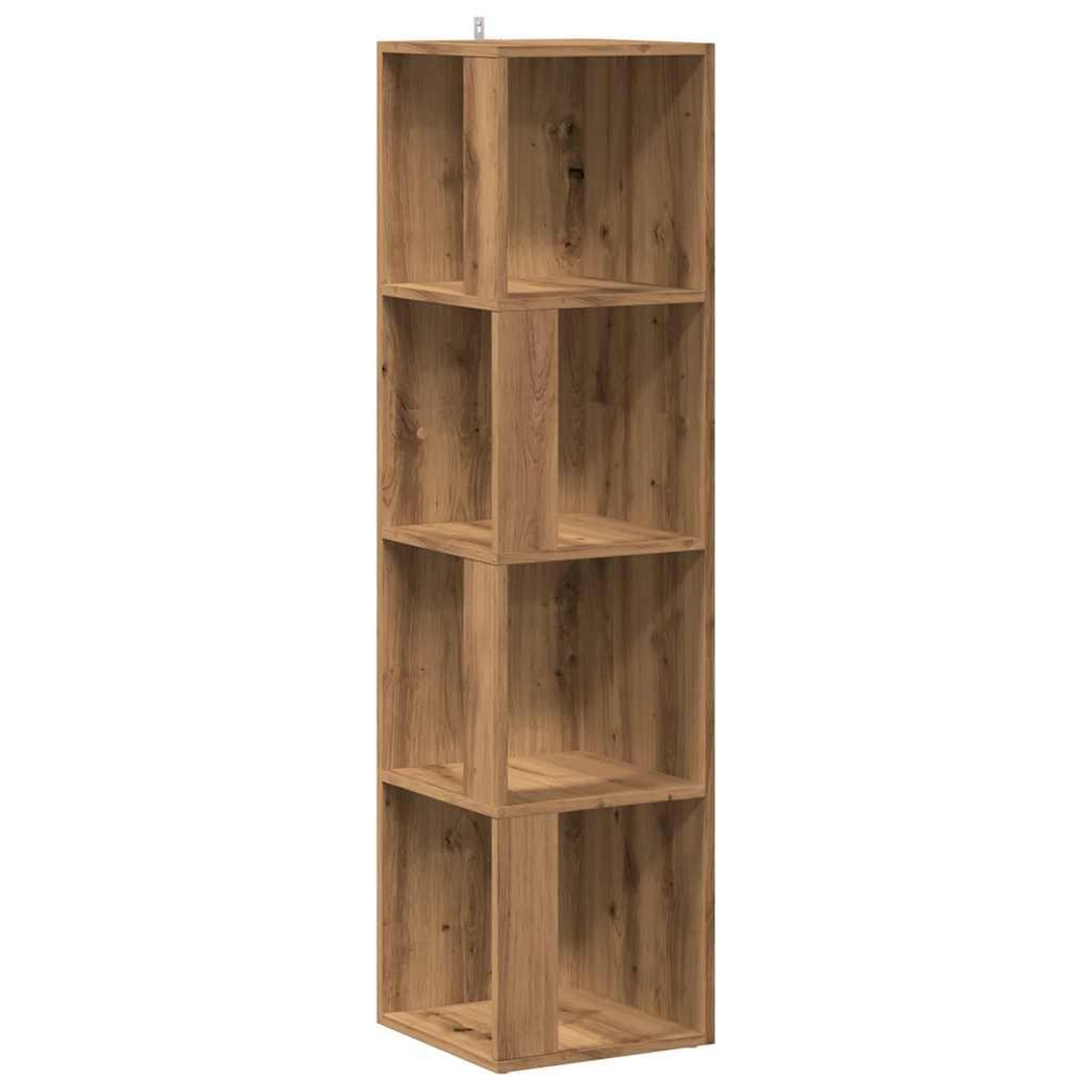 Voir la diapositive 2 : VIDAXL Armoire d'angle chene artisanal 33x33x132 cm bois d'ingenierie