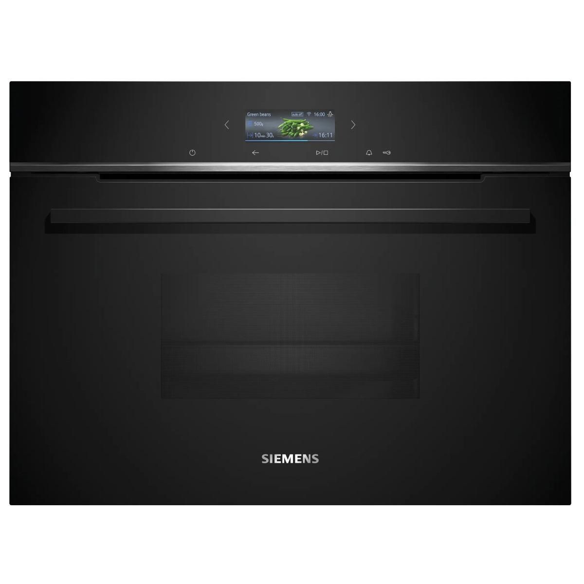 Siemens Four vapeur 38l 60cm noir - CD714GXB1
