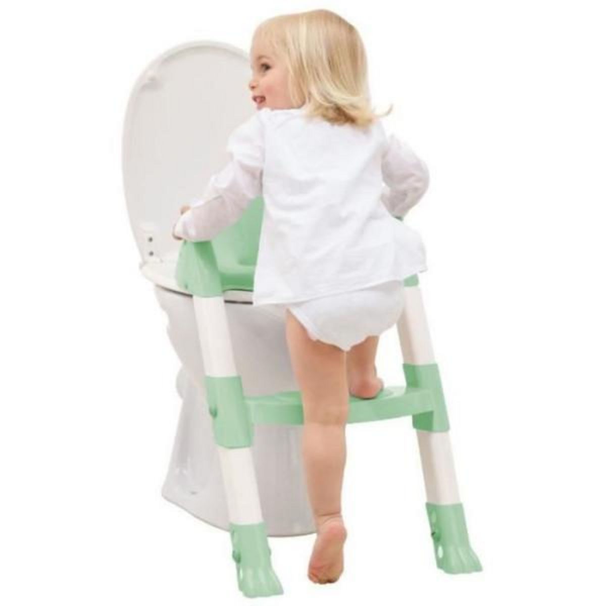 THERMOBABY Réducteur WC - THERMOBABY - KIDDYLOO - Vert Céladon - Ajustable