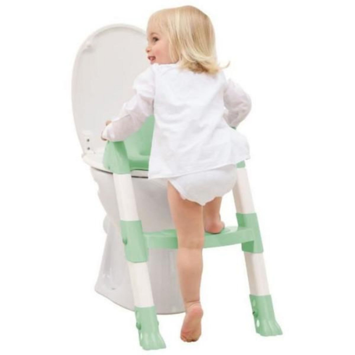THERMOBABY Réducteur WC - THERMOBABY - KIDDYLOO - Vert Céladon - Ajustable