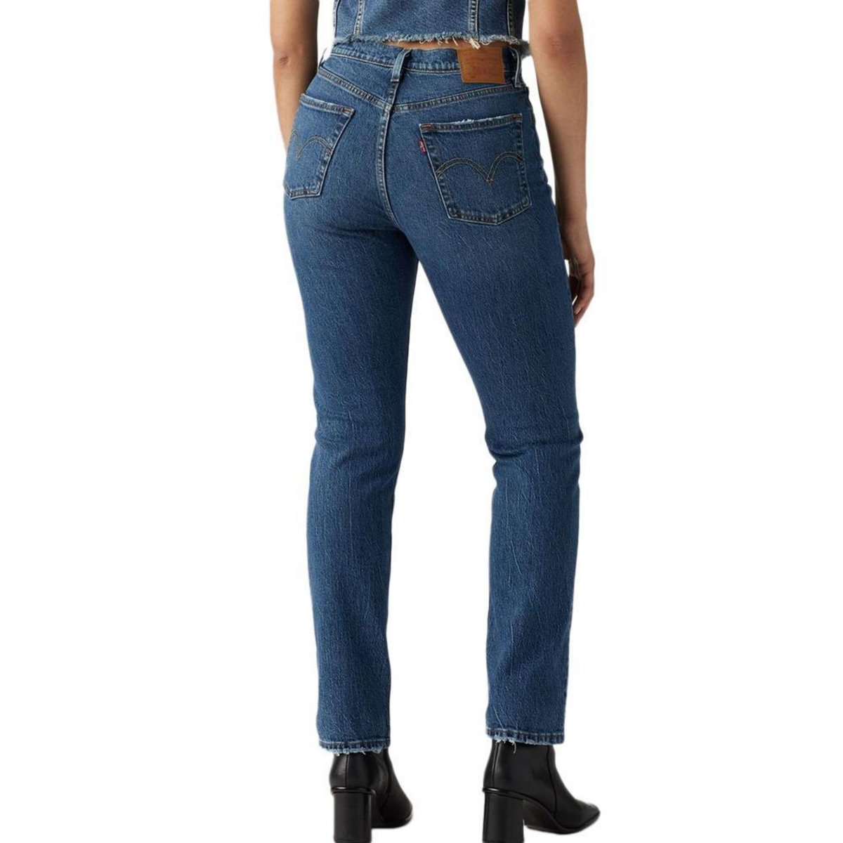 Levi's Jean 501  Femme Levi's Med Indigo   W24