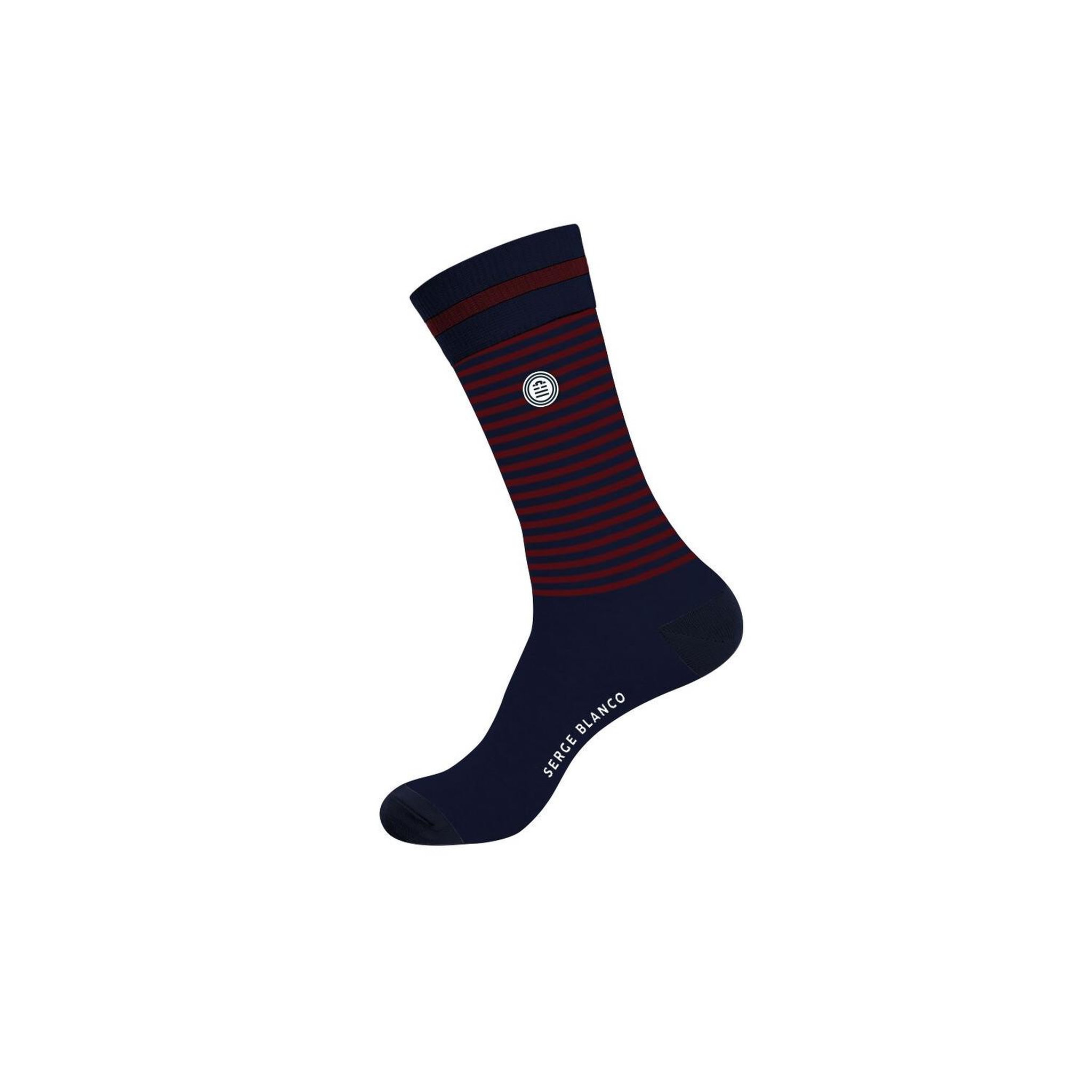 Voir la diapositive 3 : SERGE BLANCO Lot de 6 paires de chaussettes de ville homme unies modèle C