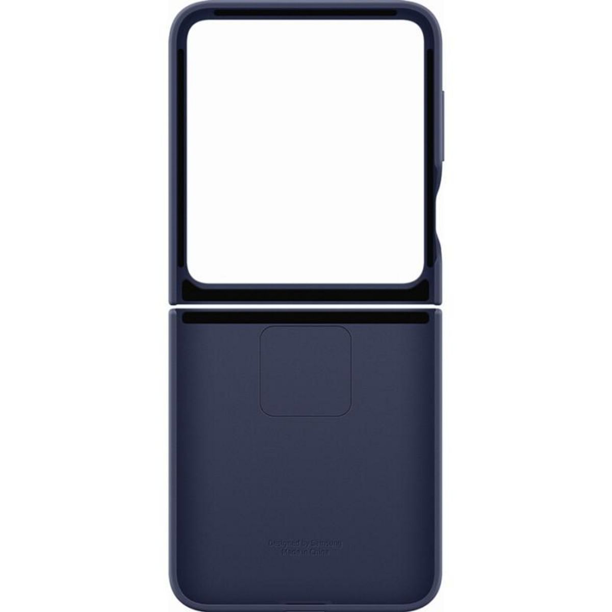 Samsung Coque et étui téléphone mobile Samsung Coque silicone avec anneau GALAXY Z FLIP 6 Bleu Nuit