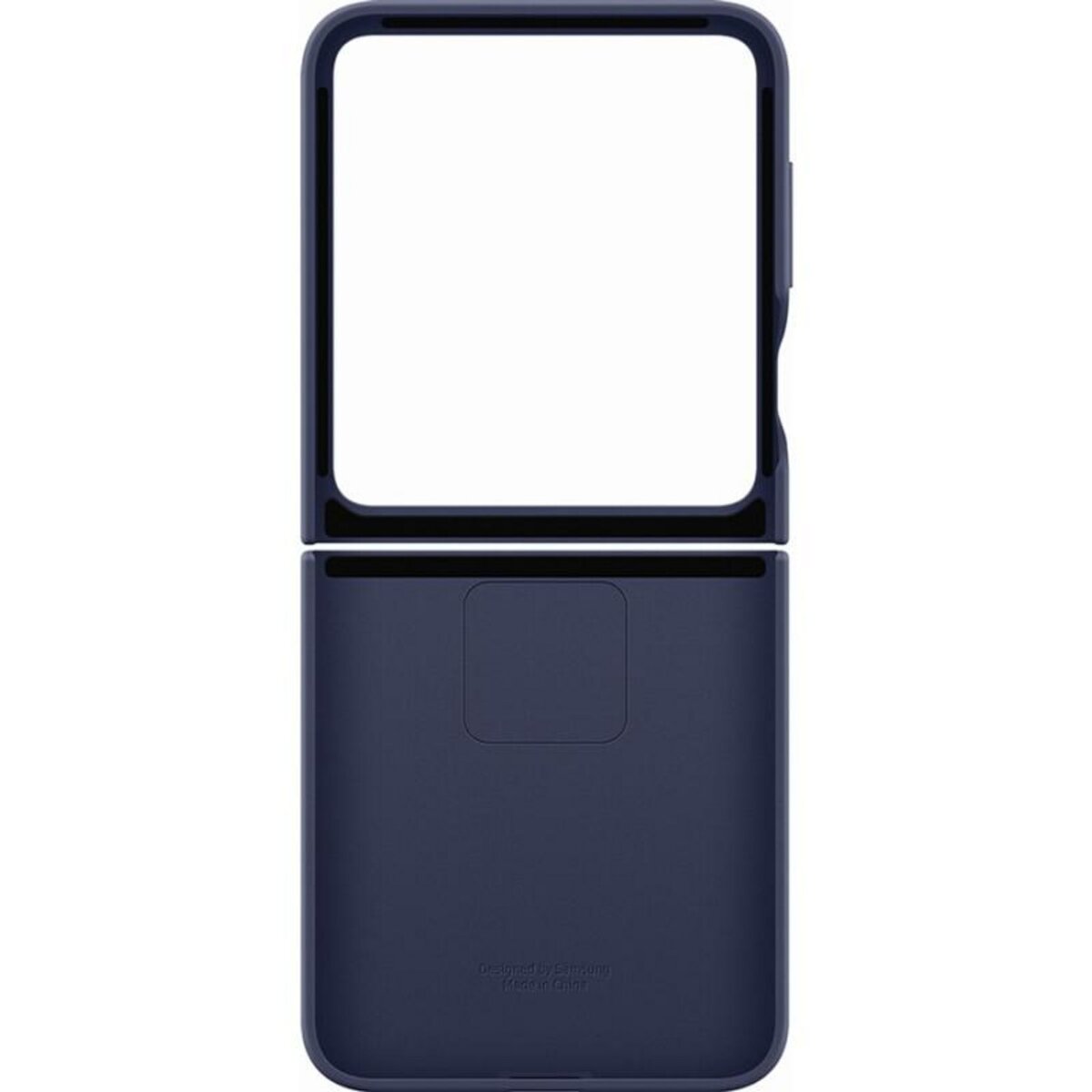 Samsung Coque et étui téléphone mobile Samsung Coque silicone avec anneau GALAXY Z FLIP 6 Bleu Nuit