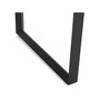 Voir la diapositive 4 : Paris Prix Bureau Design  Abigano  160cm Noyer & Noir