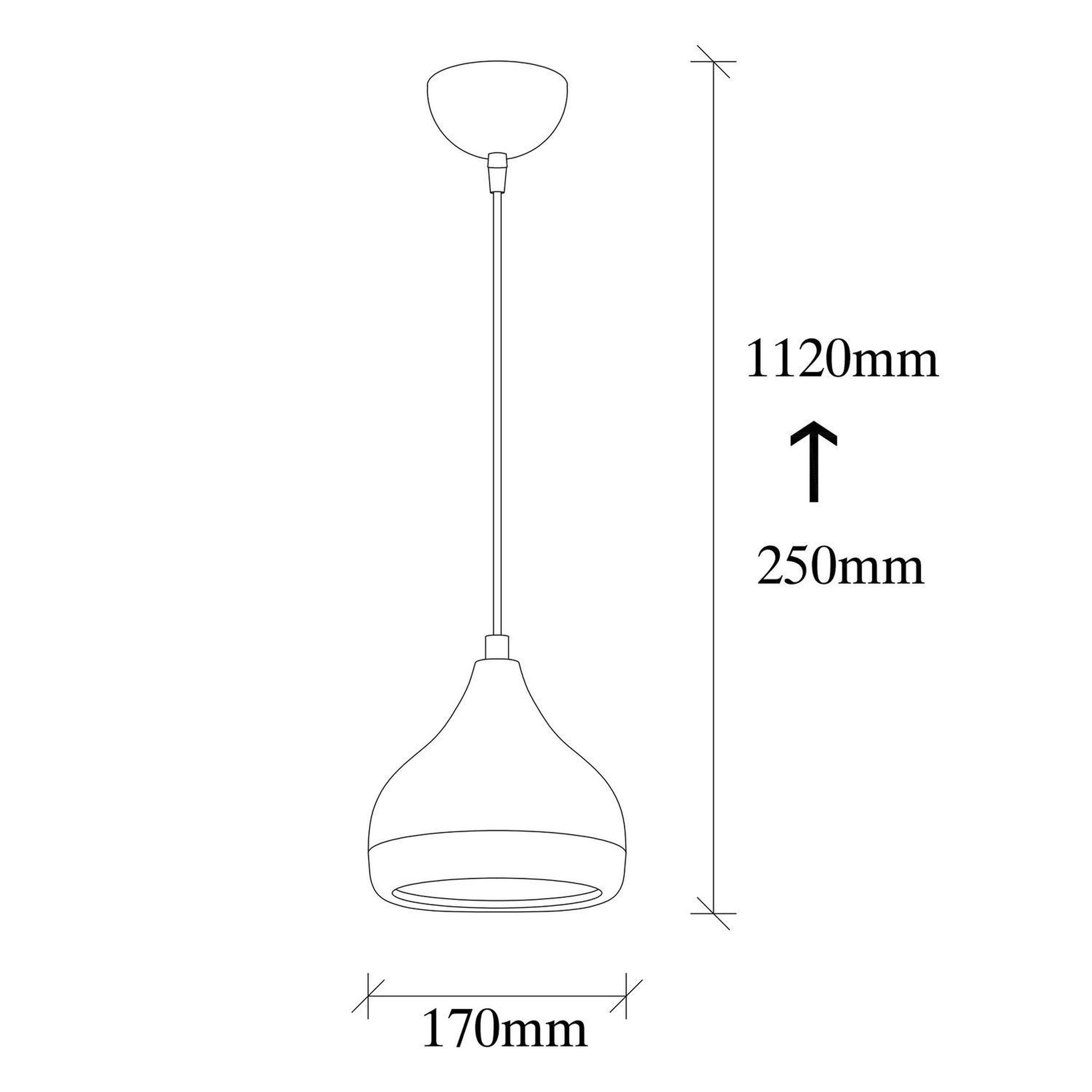 Voir la diapositive 3 : TOILINUX Suspension design d'intérieur Yildo - Diam. 17 cm - Noire