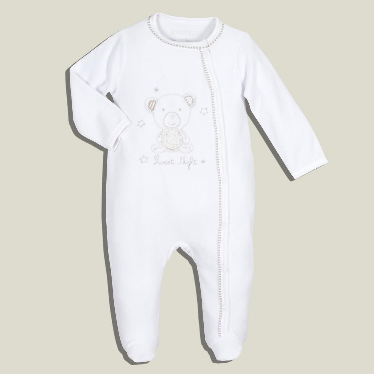 IN EXTENSO Pyjama en velours bébé