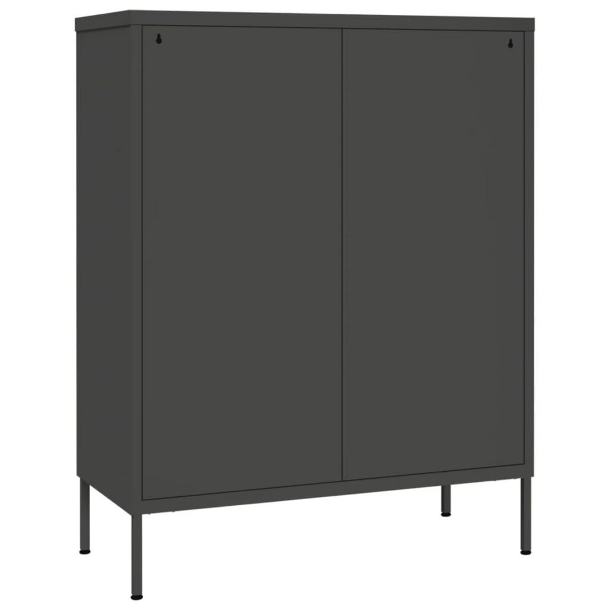VIDAXL Armoire a tiroirs Anthracite 80x35x101,5 cm Acier