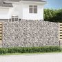 Voir la diapositive 1 : VIDAXL Paniers a gabions arques 9 pcs 400x50x200/220 cm Fer galvanise