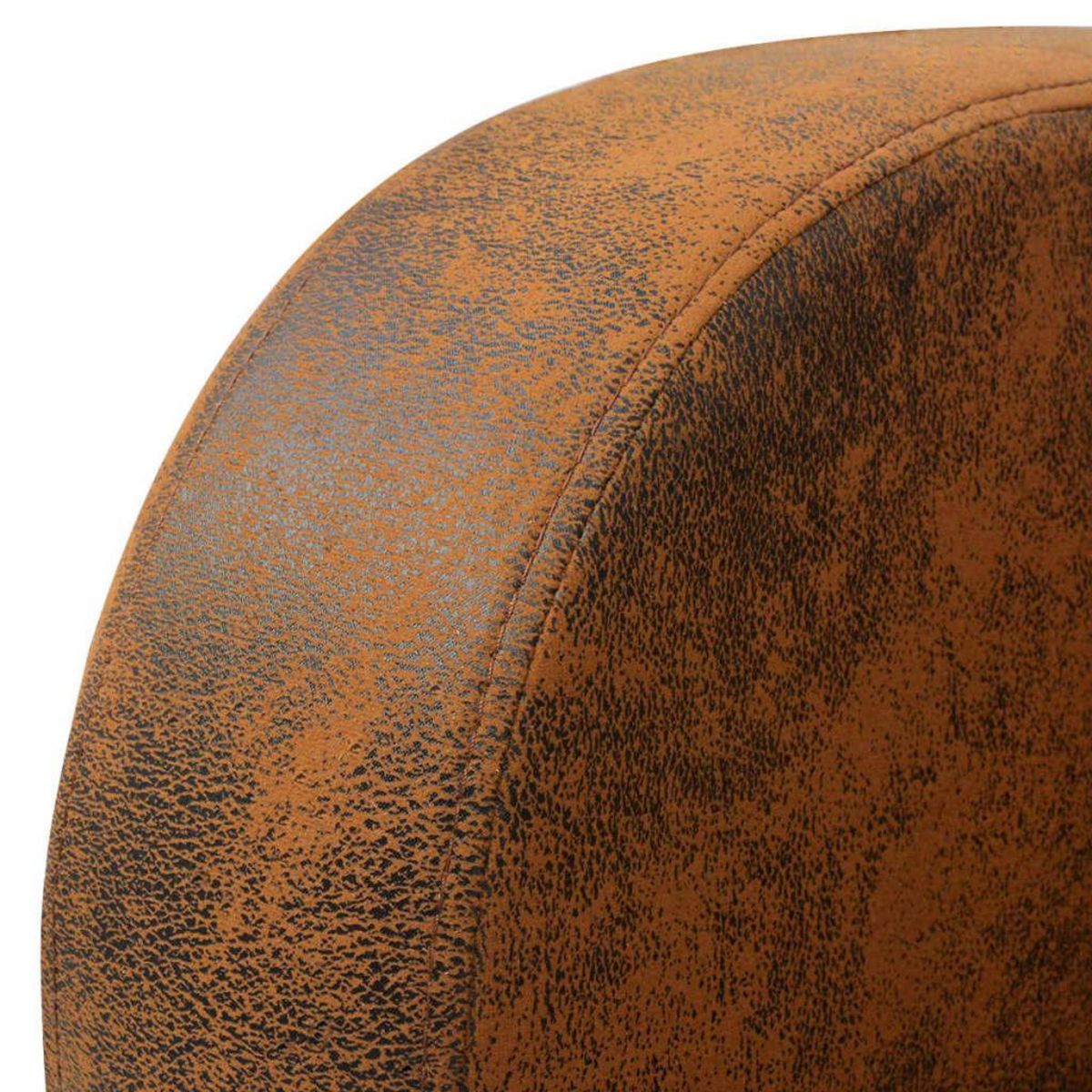 VIDAXL Fauteuil Marron Similicuir daim