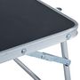 Voir la diapositive 5 : VIDAXL Table pliable de camping Gris Aluminium 60x40 cm