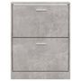 Voir la diapositive 5 : VIDAXL Armoire a chaussures Gris beton 59x17x81 cm Bois d'ingenierie