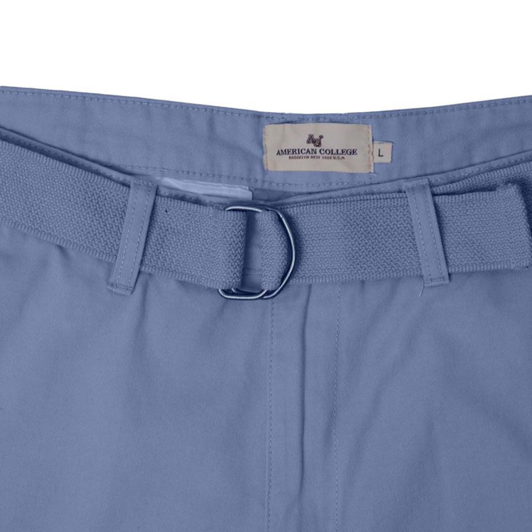Voir la diapositive 4 : AMERICAN COLLEGE Short Bleu Homme American College Chino