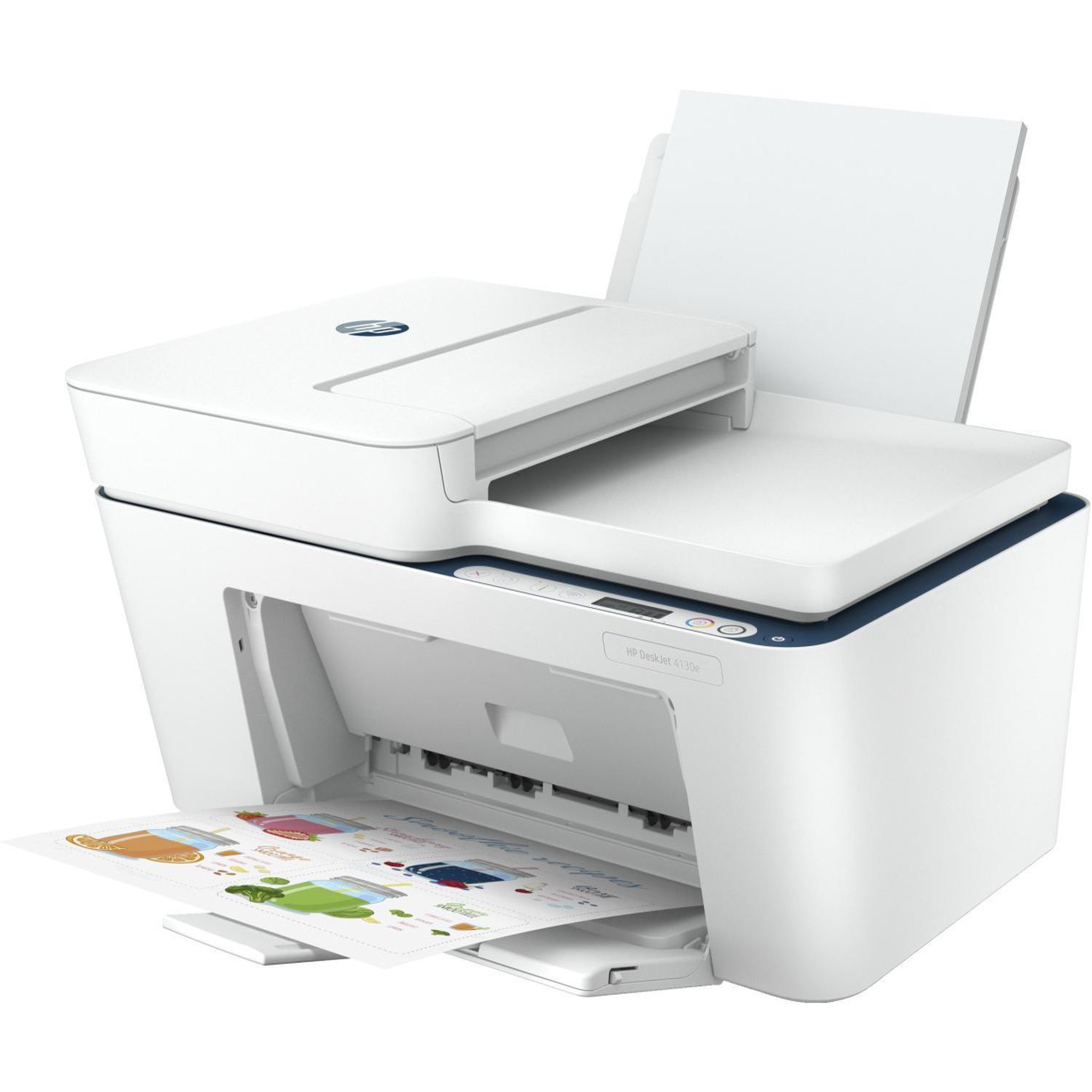 Voir la diapositive 3 : HP Imprimante jet d'encre multifonction HP 26Q93B DeskJet 4130e A4 4800x1200 DPI 8,5 ppm Wi-Fi Blanc