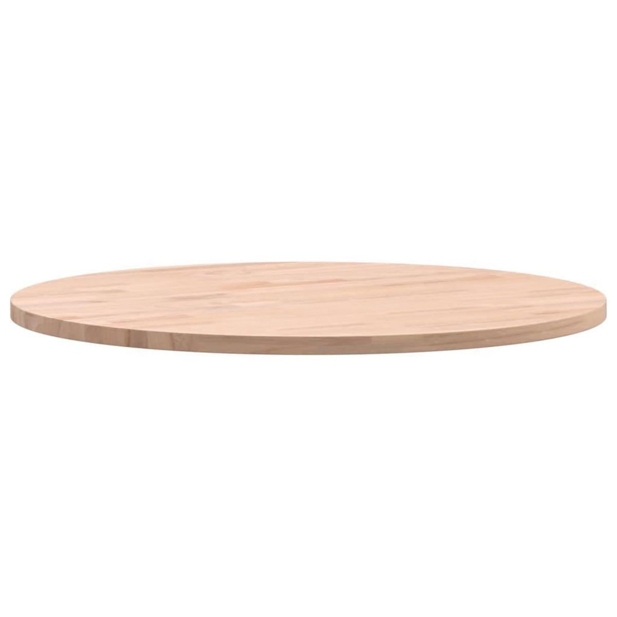 VIDAXL Dessus de table Ø50x1,5 cm rond bois massif de hetre