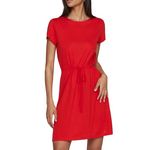 Vila Robe  Femme Vila  ooney. Coloris disponibles : Rouge
