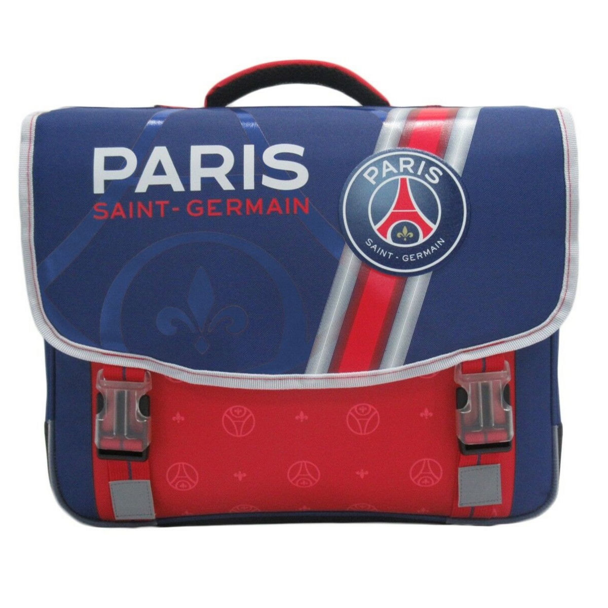 PSG Cartable 41 cm CM1/CM2 bleu Paris Saint Germain