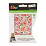 Voir la diapositive 2 : Paris Prix Lot de 6 Feuilles de Papier Patch  Flowers  30x40cm Orange