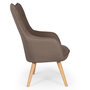 Voir la diapositive 4 : Paris Prix Fauteuil Scandinave  Aimee  67cm Taupe